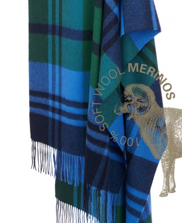 Палантин Унисекс TQ.W220_CHECK/VERT.ROYAL